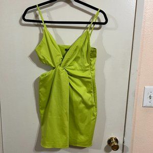 Zara Lime Green Mini Dress